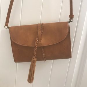 Free People Tassel Crossbody/Clutch